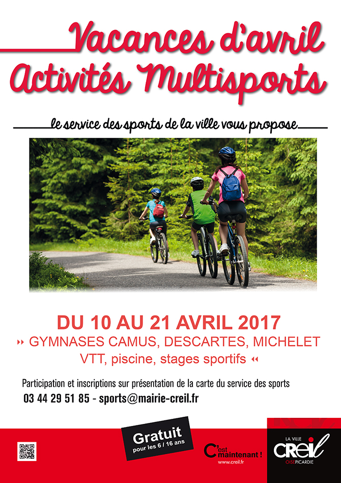 Vacances d'avril : activités multisports