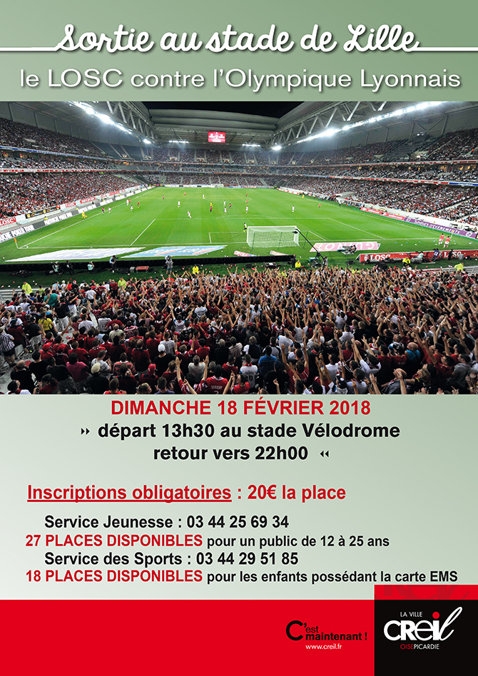Sortie au stade de Lille