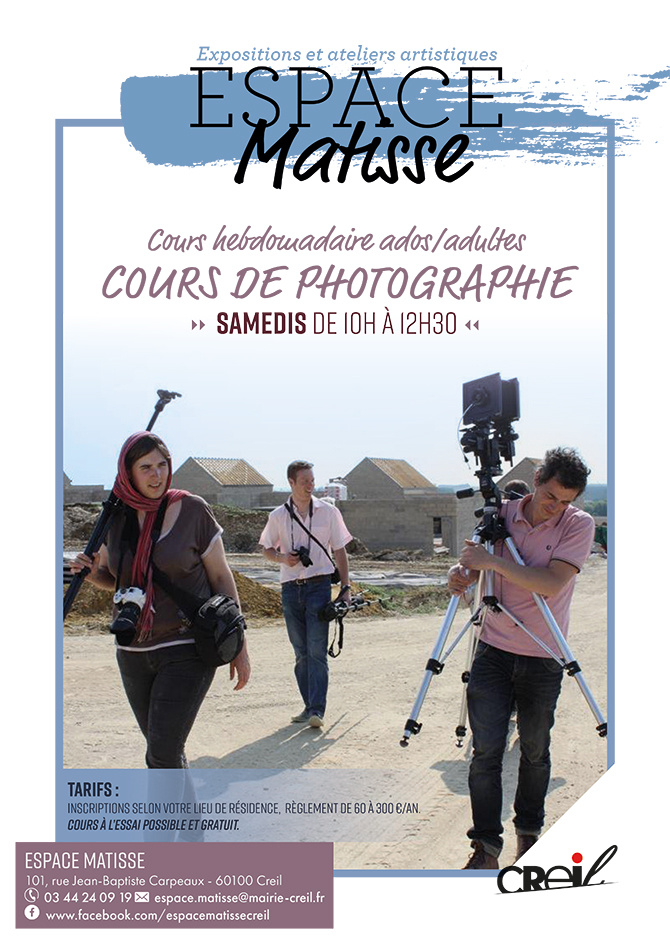 Cours de photographie