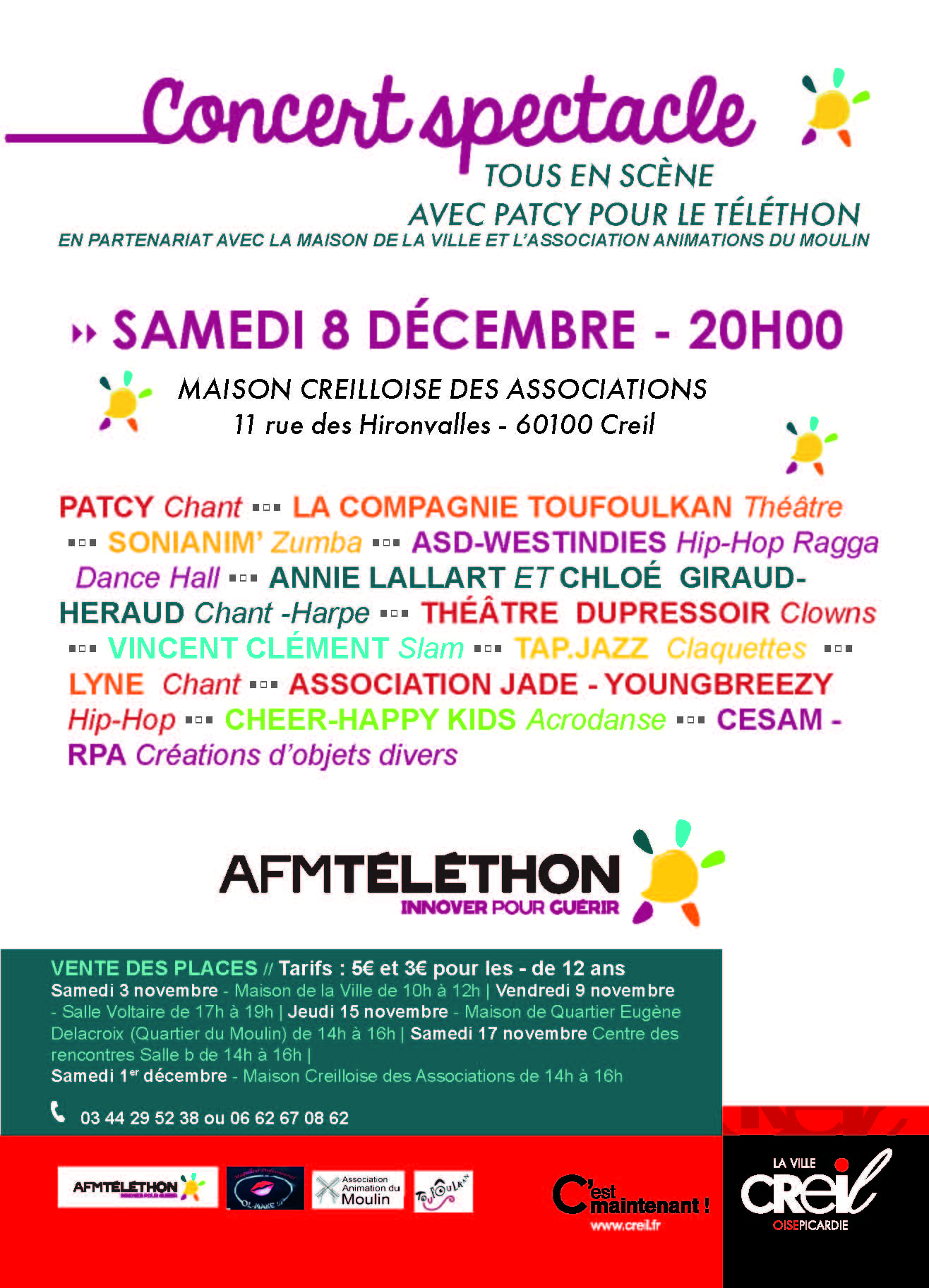 Tous en scène avec Patcy pour le Téléthon