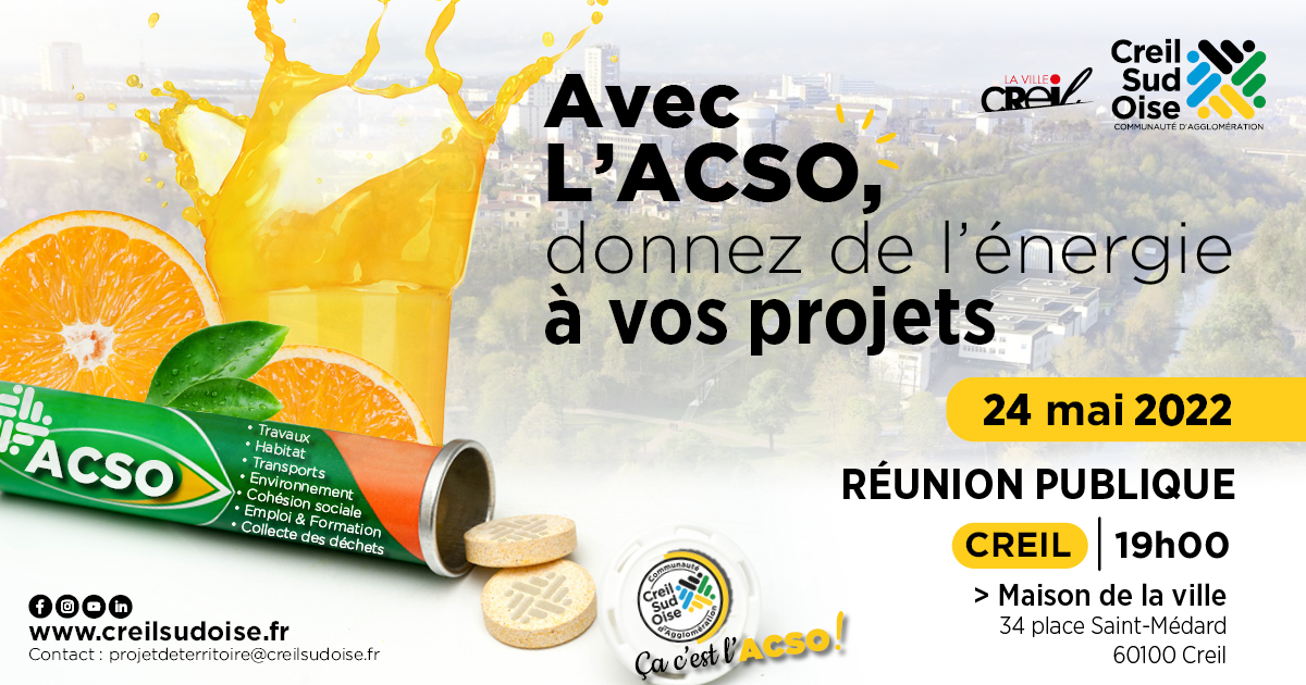 Les réunions publiques de l'ACSO reprennent