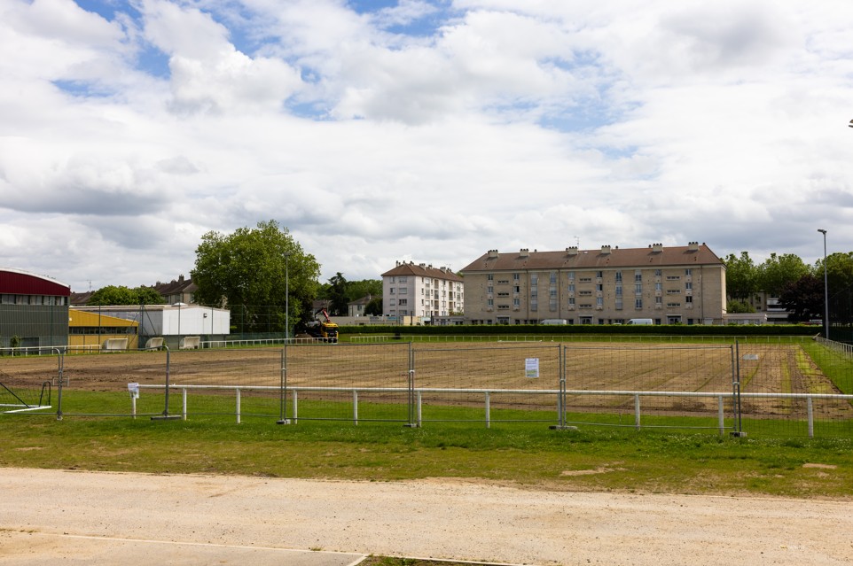 Rénovation du terrain annexe au stade Roger Salengro